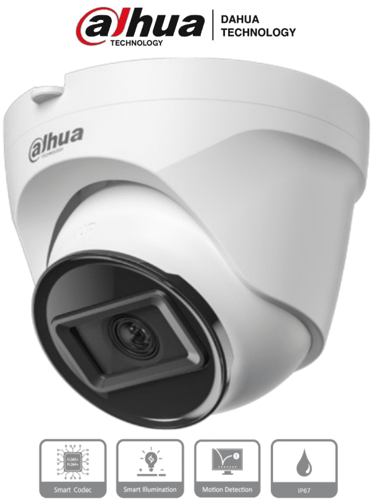 DAHUA IPC-T1E20 -Camara IP Domo de 2 MP, lente de 2.8 mm y 99° de visión. Alcance IR de 30 m, protección IP67 y alimentación PoE. Funciones avanzadas: DWDR, 3D NR, HLC, BLC y compresión H.265+ Ideal para videovigilancia confiable#SwitchD1#VolDH DAHUA IPC-T1E20 -Camara IP Domo de 2 MP, lente de 2.8 mm y 99° de visión. Alcance IR de 30 m, protección IP67 y alimentación PoE. Funciones avanzadas: DWDR, 3D NR, HLC, BLC y compresión H.265+ Ideal para videovigilancia confiable#SwitchD1#VolDH